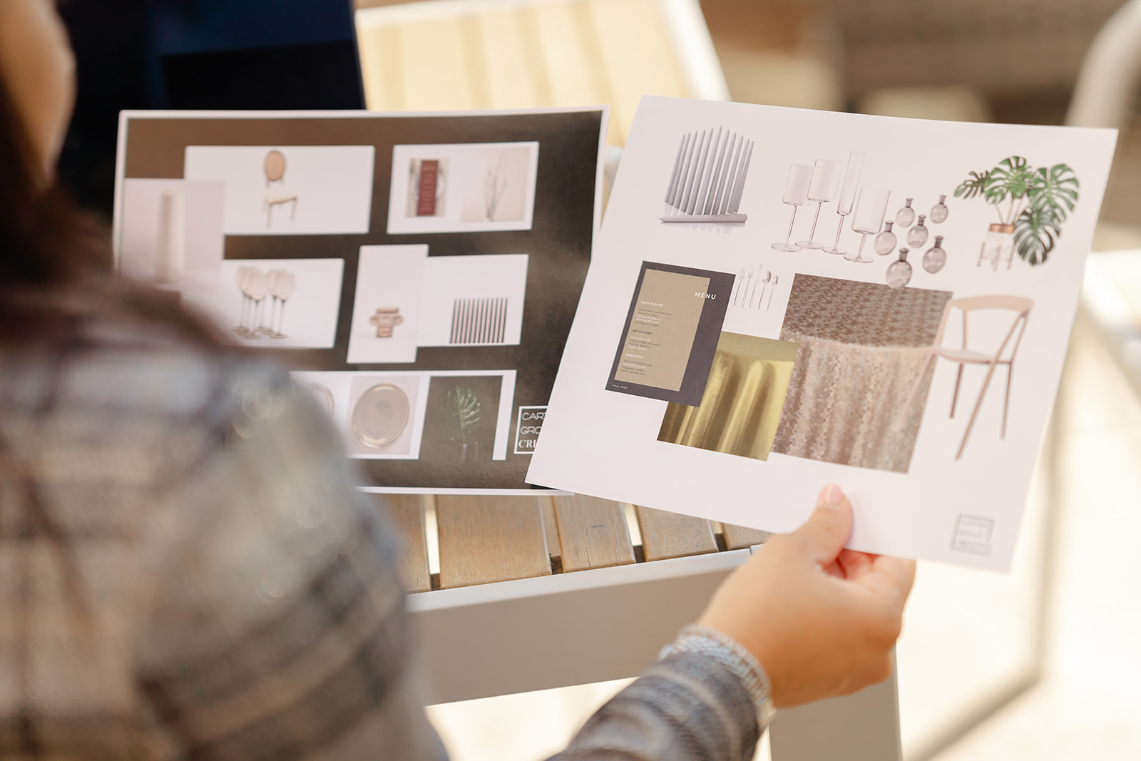 The guest experience is elevated by Carter Group Creative - we're looking at concepts ahead of an event